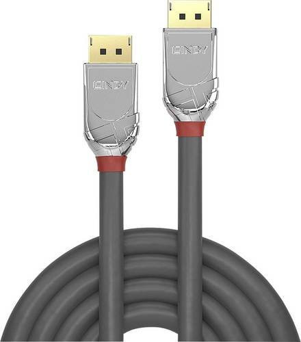 Lindy CROMO DisplayPort Kabel DisplayPort auf DisplayPort, 5 m, Grau - Bild 1