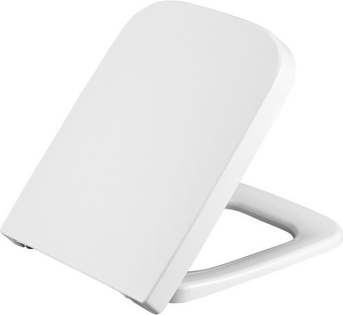 h-Marke WC-Sitz Perfect mit Absenkautomatik aus Duroplast in Weiß - Bild 1