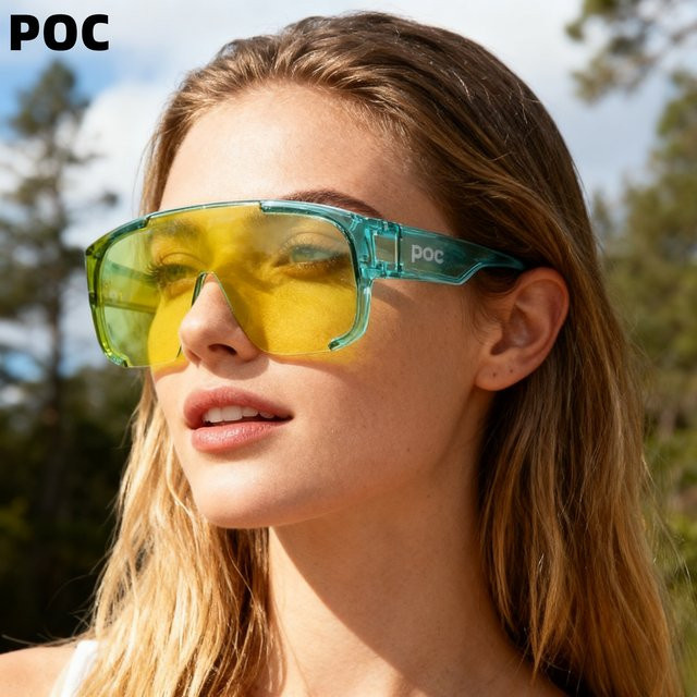 POC Sportsonnenbrille, Vollrand, Green, Plastic - Bild 1
