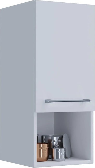 VCM Badmöbel Badinos Midischrank Weiß mit offenen Regalfächern B/T/H: 37 x 33 x 76 cm - Bild 1