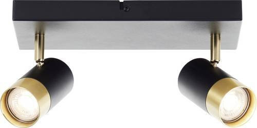 Brilliant G03413/86 Deckenleuchte GU10 in Schwarz und Gold matt - Bild 1