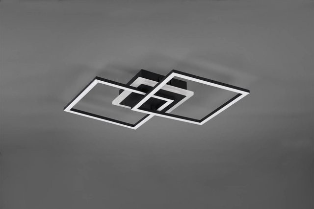 Trio Reality LED-Deckenleuchte Venida dimmbar Schwarz - Bild 1