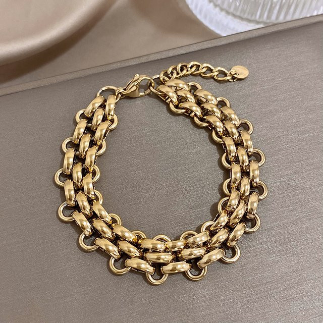 dodohao Armband, Edelstahl, Gold, Unisex - Bild 1