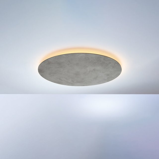 Escale Blade 18 LED Wand- und Deckenleuchte in Betonoptik, Grau, Aluminium, 2700K - Bild 1