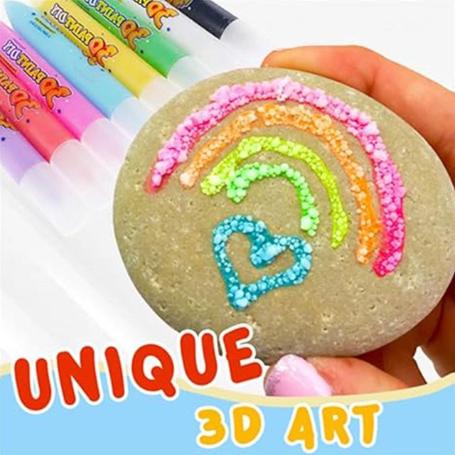 Multifunktionaler Popcorn-Stift als magischer 3D-Blasenstift für Kinder in Multicolour - Bild 1