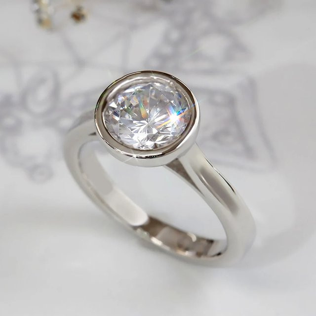 Huitan Ring, Zirkonia, Silber, Damen - Bild 1