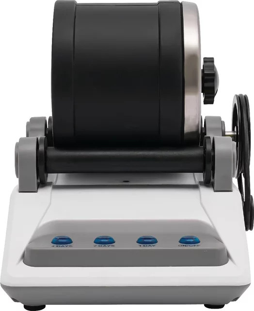 CNCEST Rock Tumbler Kit Steinpolierer-Set für Einsteiger mit 7-Tage-Timer, Weiß/Bunt/Mehrfarbig - Bild 1
