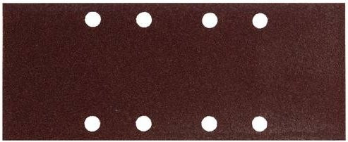Makita Schwingschleifpapier für Holz und Metall, Körnung 80, Farbe Braun, B: 9,3 cm x L: 23,0 cm, 10 Stück - Bild 1