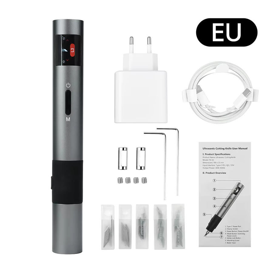 Airepair FS-S1 Ultraschall-Schneidemesser und Gravurwerkzeug für PVC und Holz ohne Batterie - Bild 6