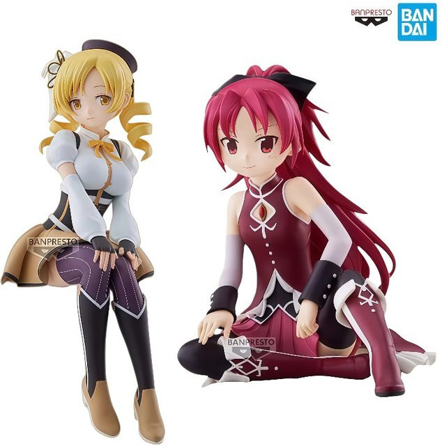 BANDAI Puella Magi Madoka Magica Tomoe Mami & Kyoko Sakura, Anime-Sammelfiguren-Set - Bild 1