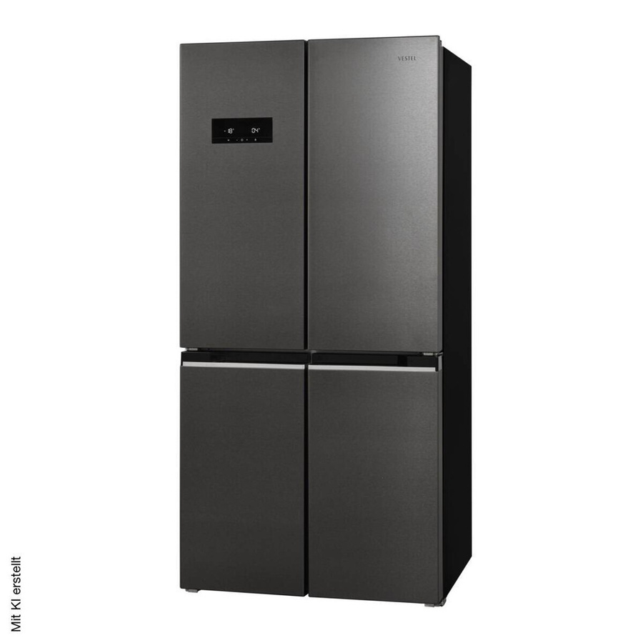 Vestel French-Door Kühl-Gefrierkombination FD56021 EDX in Dark Inox mit No-Frost, B/H/T: 84 x 179 x 69 cm - Bild 2