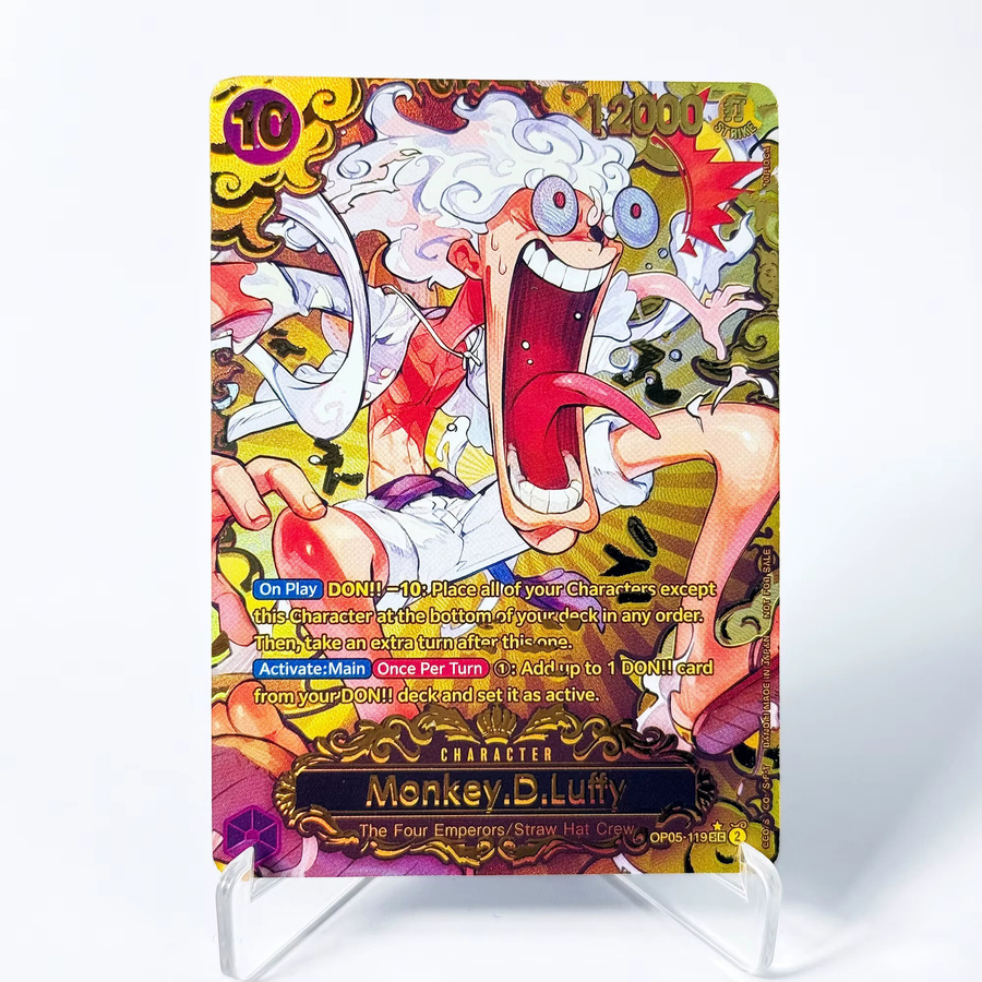 Bandai One Piece Monkey D. Luffy Dodgers, Leader Card, Holofoil Proxy Cards - Bild 1