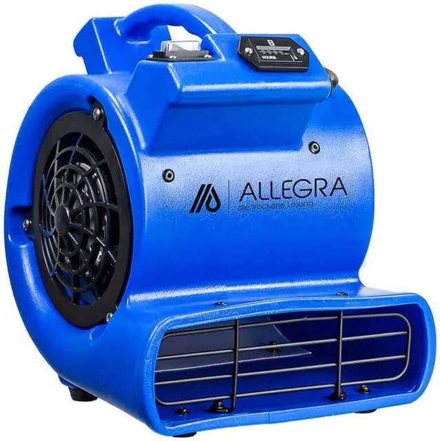 Allegra24 Turbolüfter RL550 in Blau mit Stundenzähler aus Kunststoff - Bild 1