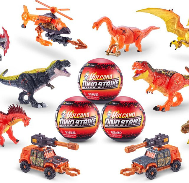 Zuru 4DinoBall, Miniatur Spielzeug, Dinosaurier, Fahrzeuge, ab 3 Jahre - Bild 1