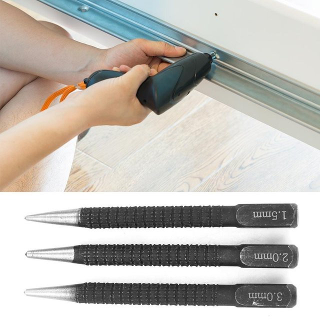 Fishine 3er Set Holzmarkierungswerkzeug Kombinationsmarkierer zum Bohren und Positionieren in Weiß - Bild 1
