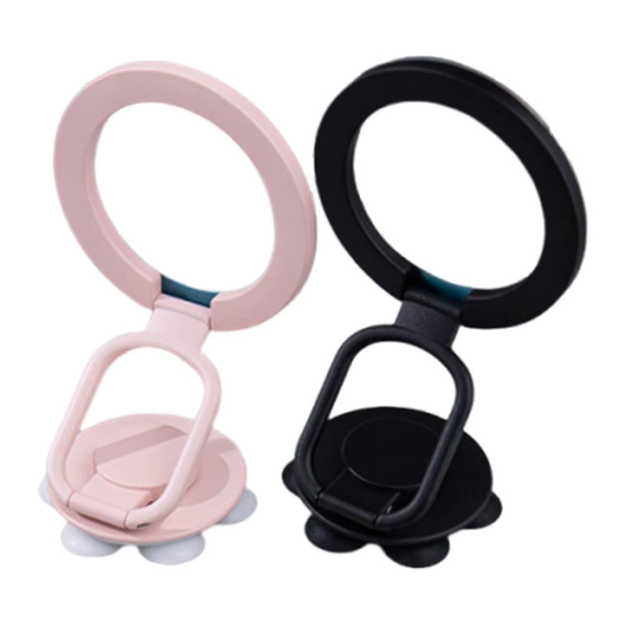 Magnetischer Handyhalter mit Schnellverschluss und Saugnapf für Auto-Armaturenbrett sowie Schreibtisch, erhältlich in Schwarz und Pink - Bild 5