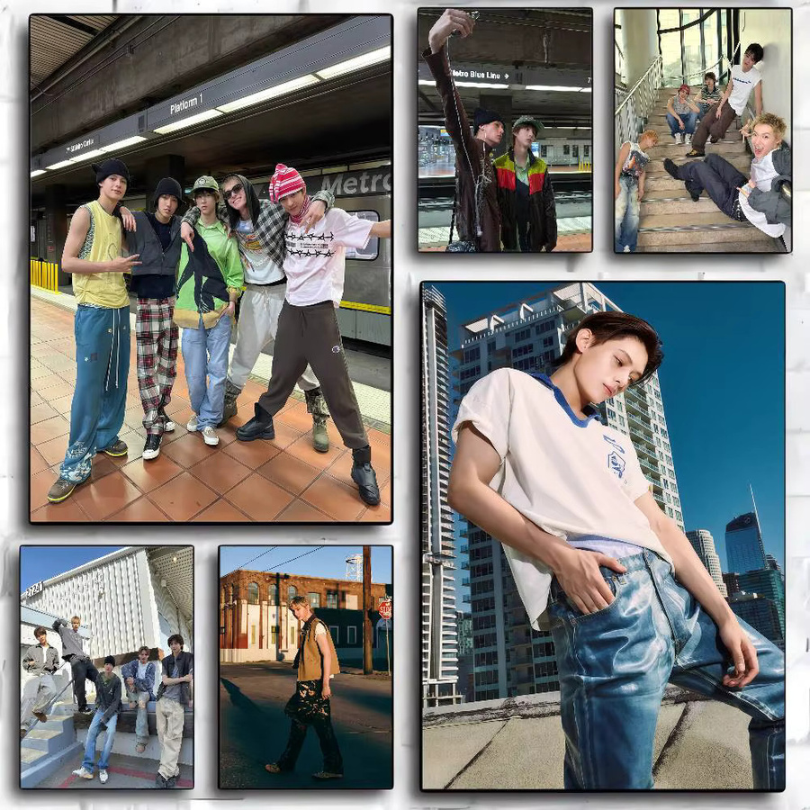 Vintage KPOP NEW CORTIS Poster Wandmalerei aus Papier in Mehrfarbig, Rechteckig, Breite: 15,0 cm, Höhe: 10,0 cm - Bild 2