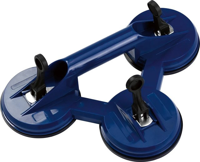 LUX-TOOLS Saugheber 3-fach in Blau mit 80 kg Tragkraft - Bild 1
