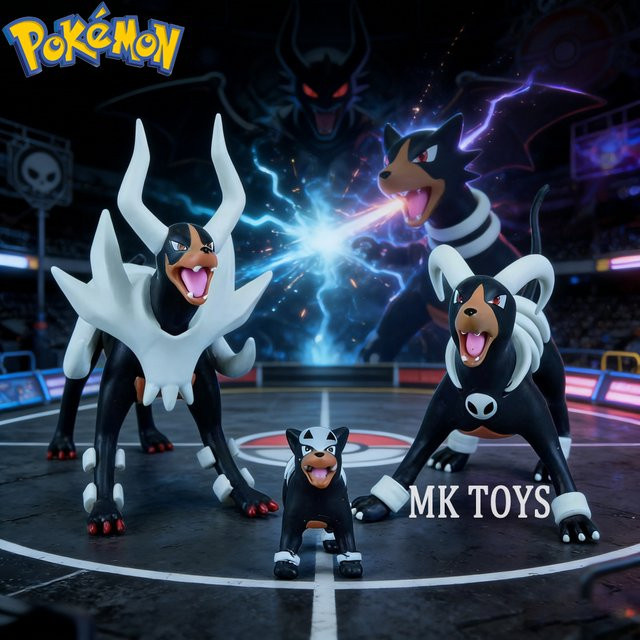 Bandai Pokémon Houndoom, Actionfigur, PVC, Einzelfigur - Bild 1