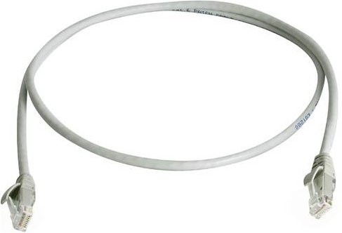 Telegärtner RJ45 Patchkabel CAT 6 Ethernet LAN in Grau, Länge: 3,0 m - Bild 1