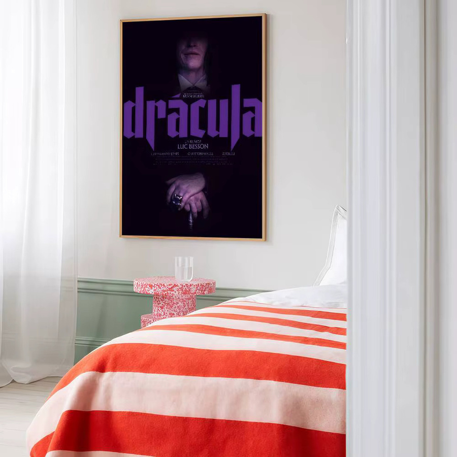 Selbstklebendes Poster Dracula A Love Tale im Vintage-Stil für deine Heimdekoration, B: 15,0 cm, H: 10,0 cm - Bild 4