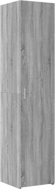 vidaXL Highboard Grau Sonoma aus Holzwerkstoff, B/T/H: 40 x 42,5 x 185 cm - Bild 1