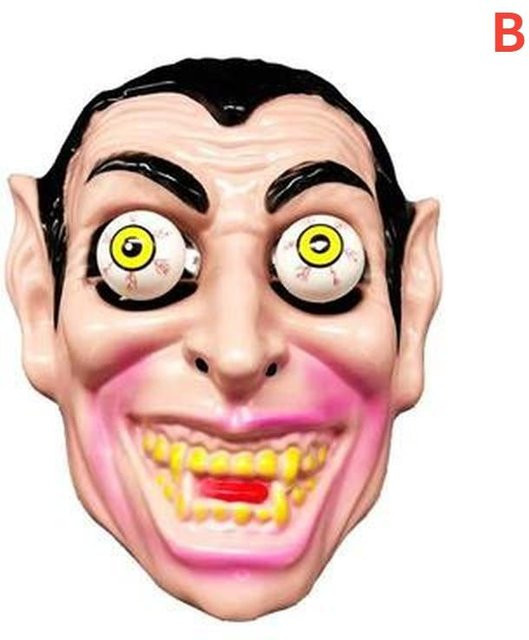 LY Trendy 028 Horror-Joker-Gruselmaske, Cosplay-Helm, Beige - Bild 1