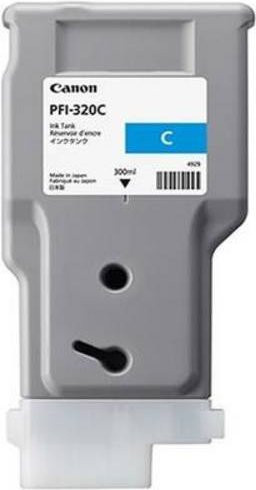 Canon PFI-320C Original Tintenbehälter Cyan 300 ml für imagePROGRAF TM-200, TM-205, TM-300, TM-305 - Bild 2