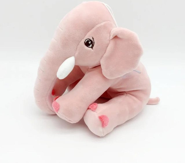 BC Pet Supplies Elefant Plüschtier, rosa, 20 cm - Bild 1