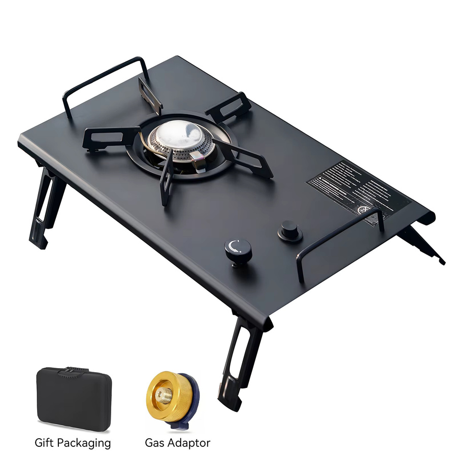 Podofo IGT Gaskocher aus Edelstahl in Schwarz mit 4000W Hochleistung für Camping und Outdoor - Bild 7