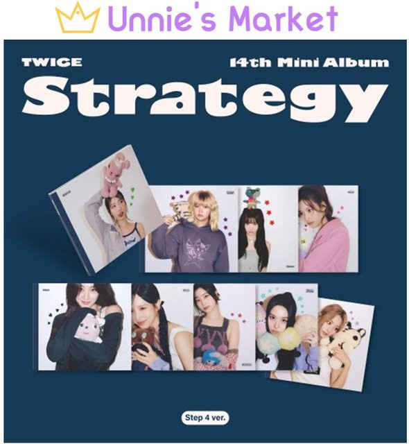 TWICE STRATEGY 14. Mini-Album Schritt 4 Version Gray Random Ver. - Bild 1