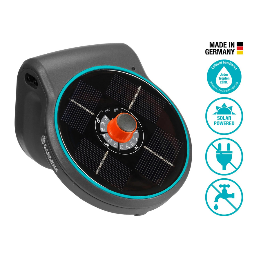 Gardena AquaBloom Solar-Bewässerungsset mit Micro-Drip-System in Anthrazit - Bild 2