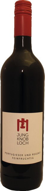 Jung & Knobloch Rotwein Portugieser & Regent, 2023, Rheinhessen, lieblich, 0,75 l - Bild 1