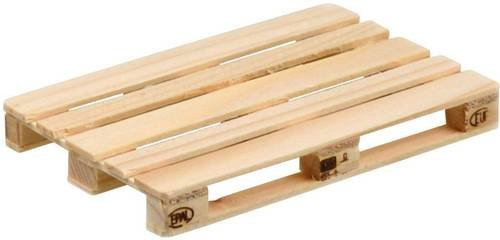 Carson Modellsport Euro-Palette aus Holz im Maßstab 1:14 - Bild 1