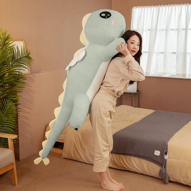 Dinosaurier Plüschtier, süße Cartoon Tier Engel gefüllte Puppe, Kissen - Bild 1