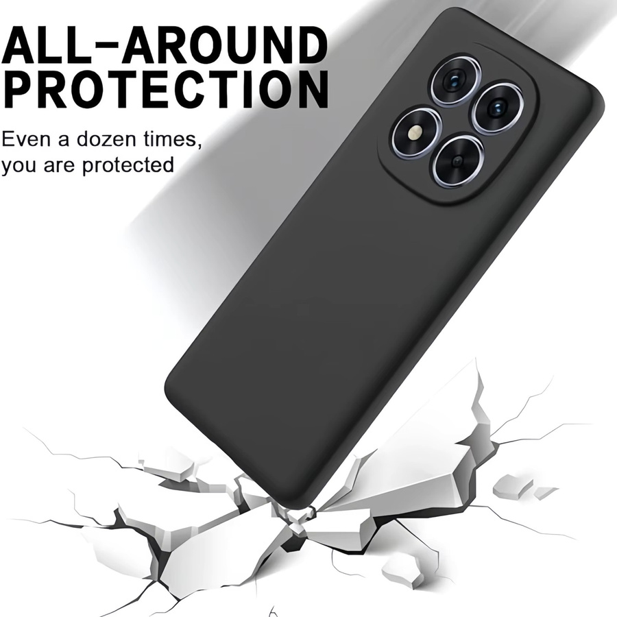 Stoßfeste Silikon Schutzhülle mit Lanyard für Xiaomi Redmi Note 15 Pro Plus 4G 5G in Schwarz und Grün - Bild 4