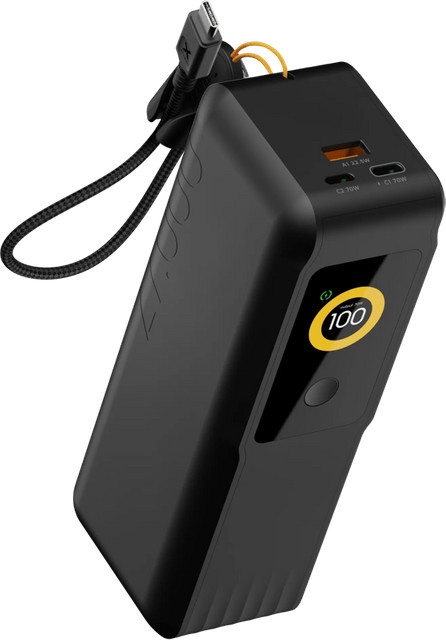 Xtorm NextGen 70 W Powerbank mit 27.000 mAh in Schwarz mit USB-A und USB-C Anschlüssen - Bild 1