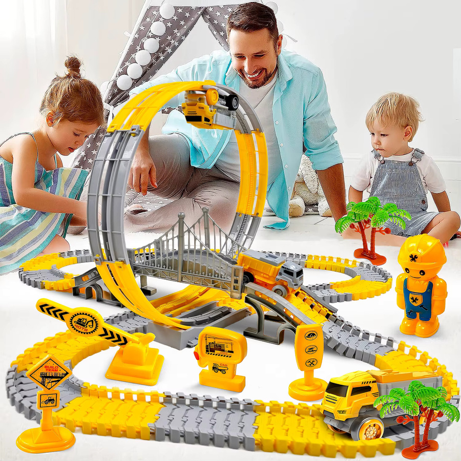 TONERJU Magie Klettern Track Spielzeug, Engineering Auto, Zug Spielzeug - Bild 4