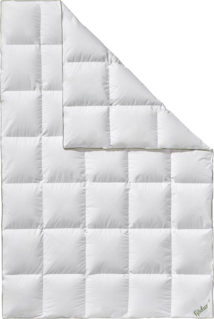 FJÖDUR Ganzjahresbettdecke aus Daunen und Federn, Weiß, B/T: 155 x 220 cm - Bild 1