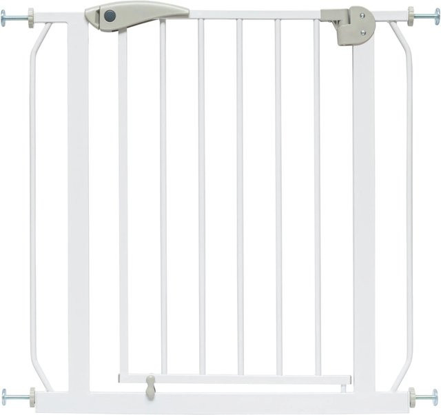 ib style Türschutzgitter Berrin Treppenschutzgitter für Kinder und Haustiere ohne Bohren Weiß, Breite: 58-185 cm - Bild 1