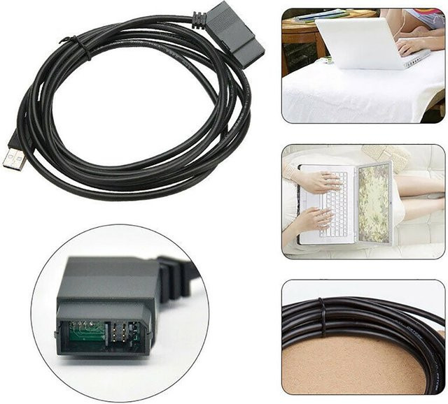 Siemens SPS-Programmierkabel USB-C-Adapter Schwarz 6ED1057-1AA01-0BA0 - Bild 1