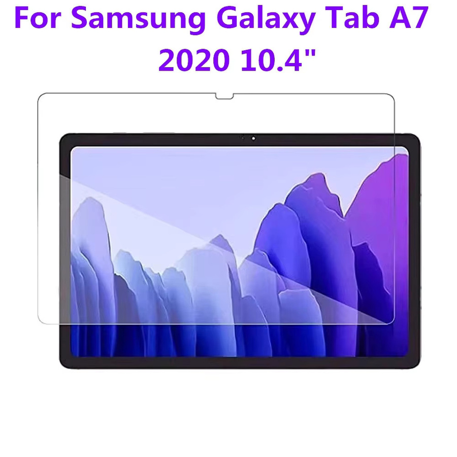 2er-Set Samsung Galaxy Tab A7 10,4 Zoll SM-T500/T505 Displayschutzfolie aus gehärtetem Glas, transparent, Anti-Fingerabdruck-Schutz - Bild 5