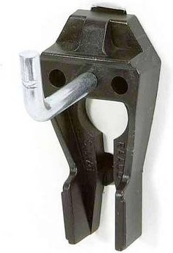 Raaco Werkzeughaken Clip 3-25mm Winkelhaken, verzinkt, Schwarz, 5 Stück, L x B x H: 27 x 47 x 60 mm - Bild 1