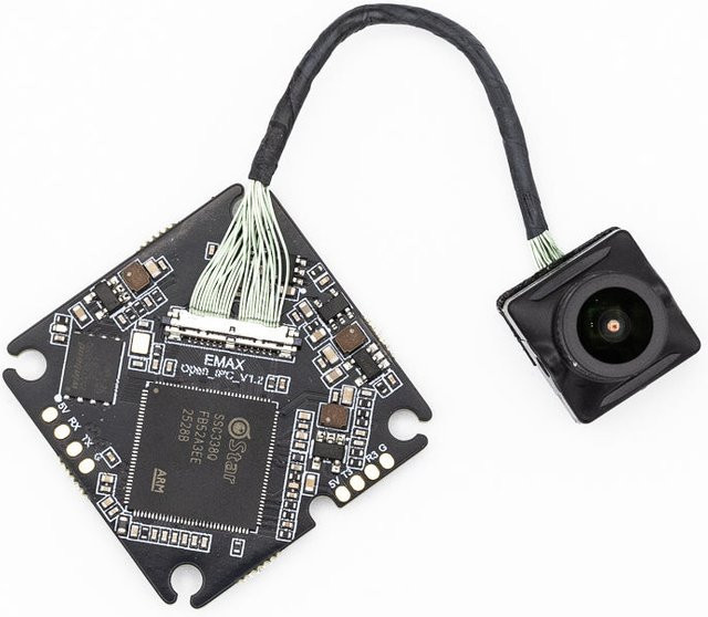 EMAX OpenIPC Wyvern Link Alpha 200mW VTX in Schwarz mit Linse - Bild 1