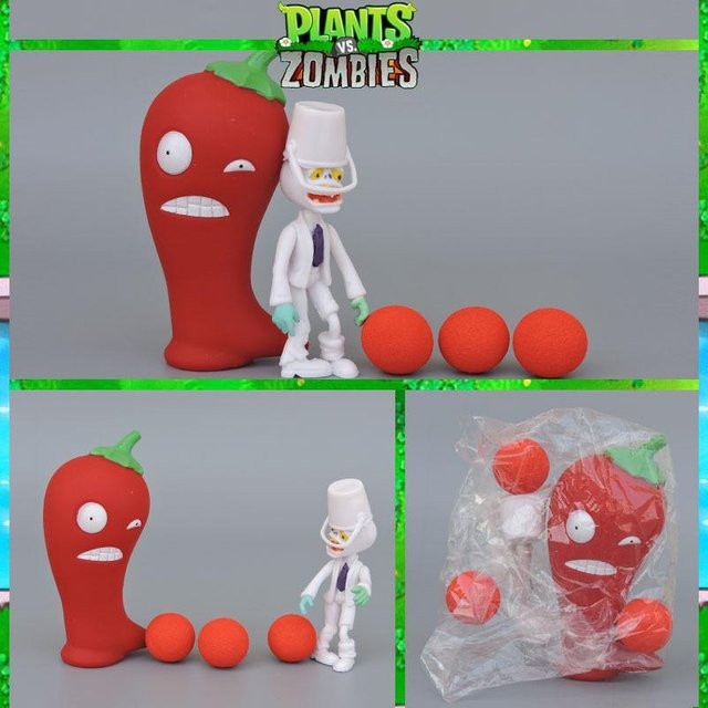 Yiran toy 1 Plants vs Zombies Erbsenschießer Actionfigur PVC 32 Arten - Bild 1