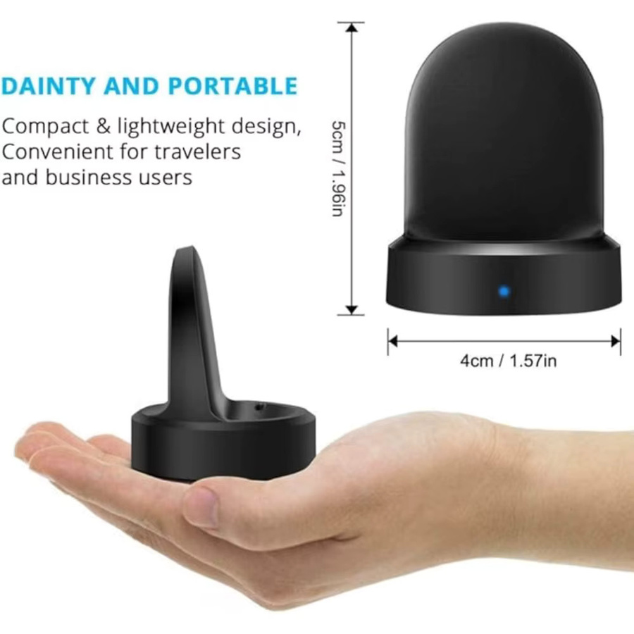 Samsung Ladegerät, kabelloses magnetisches Ladegerät, Schwarz, Silikon - Bild 5