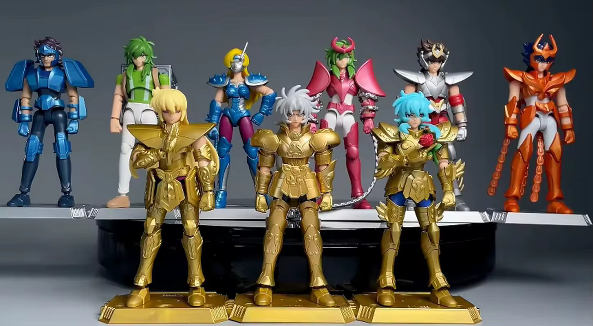 Blokees Saint Seiya Galaxy Version 4, Goldene Sternzeichen Zwillinge, Blindbox Bausatz, Actionfigur - Bild 4