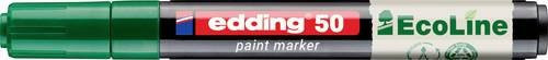Edding Lackmarker 50 EcoLine Permanent Marker Grün mit Bullet-Spitze 2 mm bis 3 mm - Bild 1