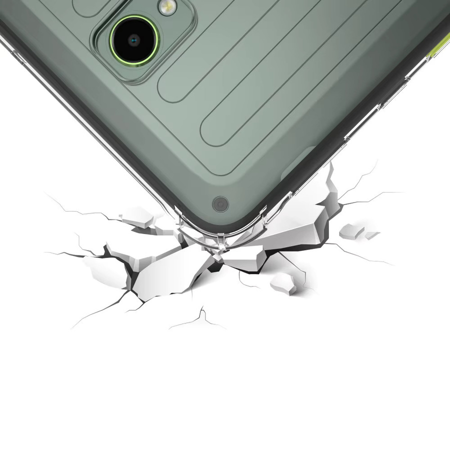 Stoßfeste TPU-Schutzhülle für Samsung Galaxy Tab Active5 Tactical Edition, transparent, mit 4 Airbags - Bild 4