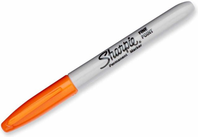 Sharpie Permanentmarker Fine mit 0,9 mm Spitze in Orange - Bild 1